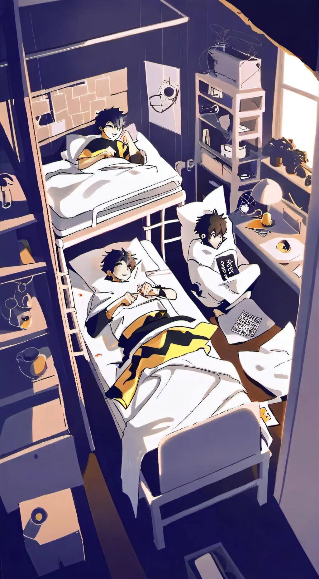 ai character: Dw boys sleepover😭 background