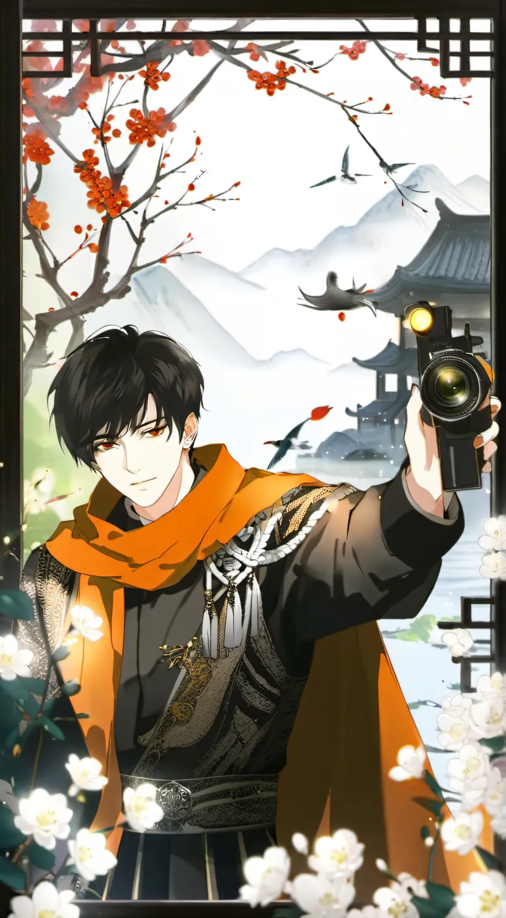 ai character: Jjk fossil finding background