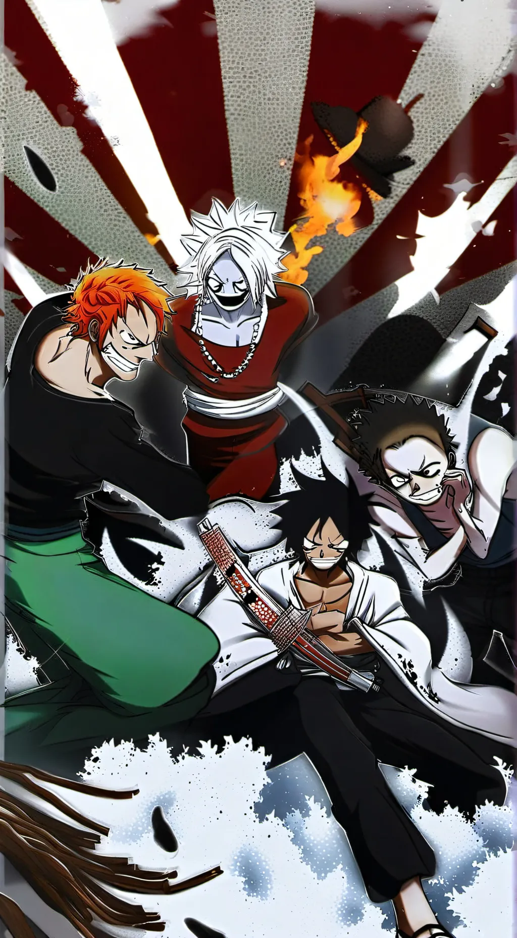 ai character: one piece background