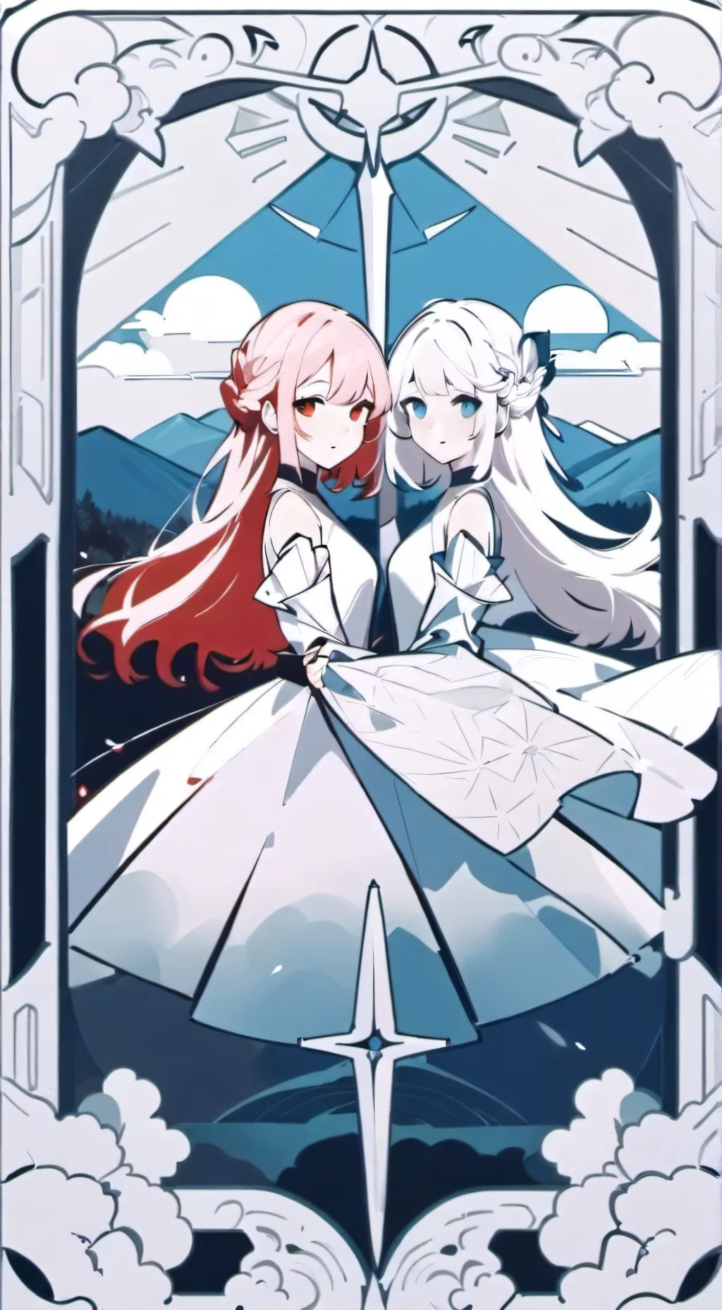 ai character: Lali&Loli(sprunki) background