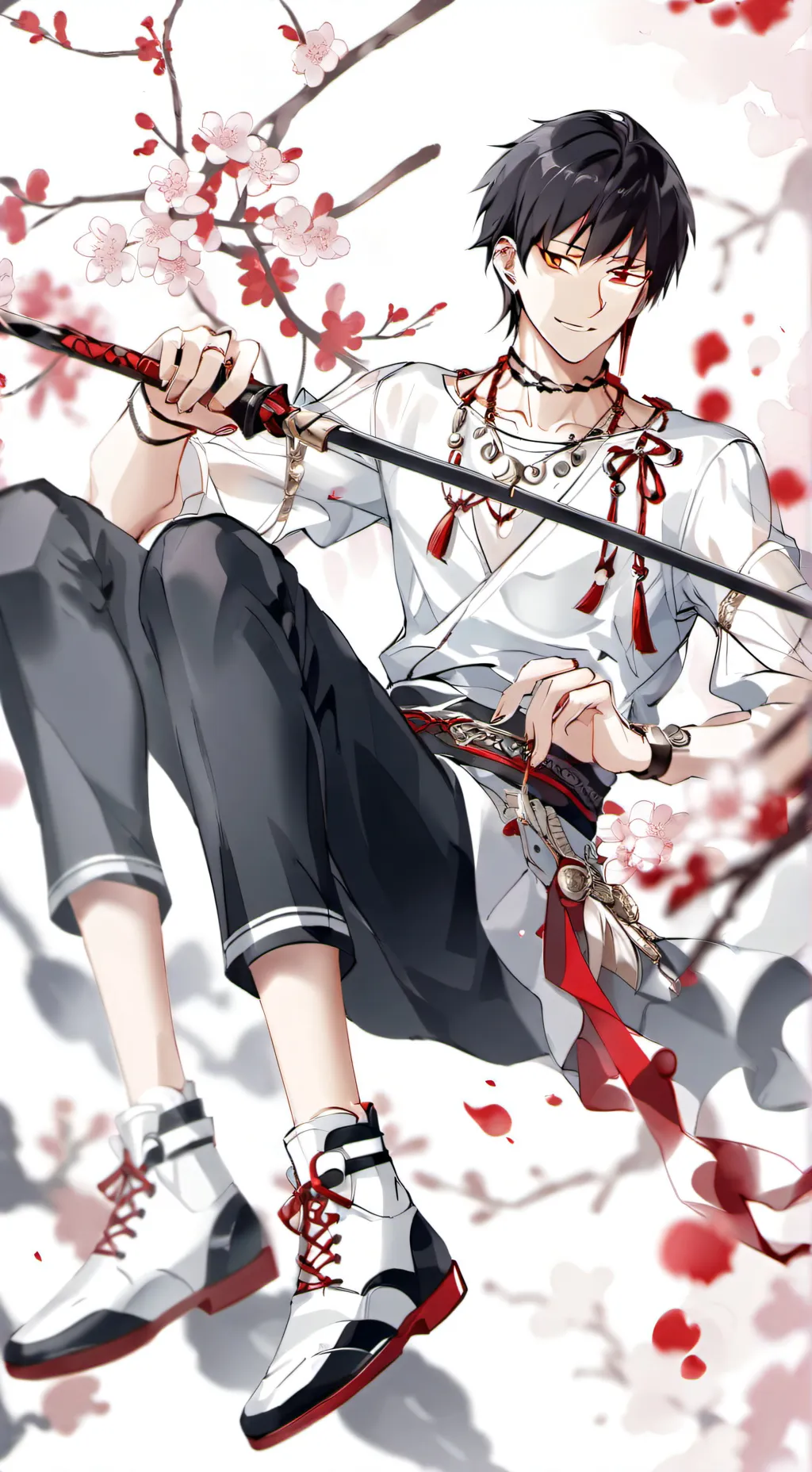 ai character: 🎴sero hanta  background