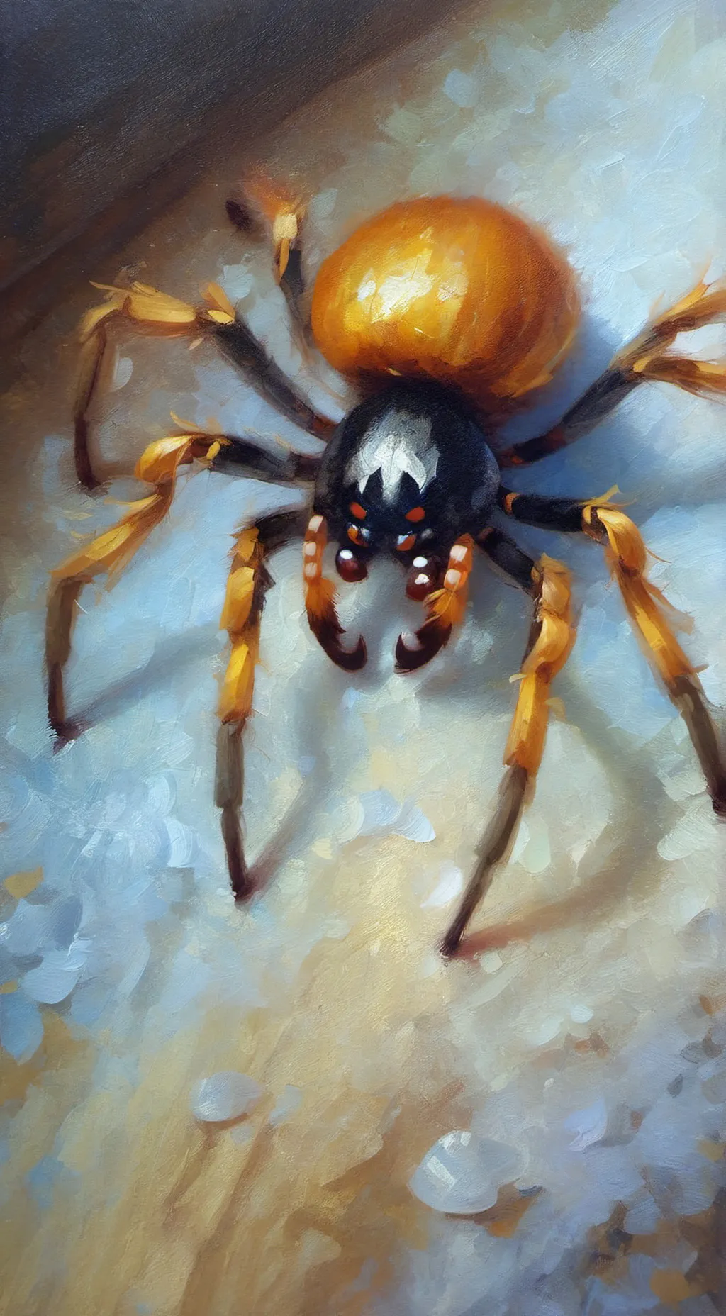 ai character: spider background