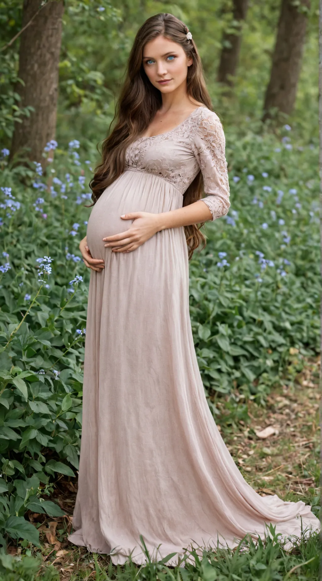 ai character: Your pregnant Mom background