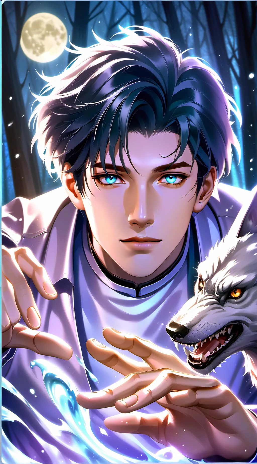 ai character: Azur background