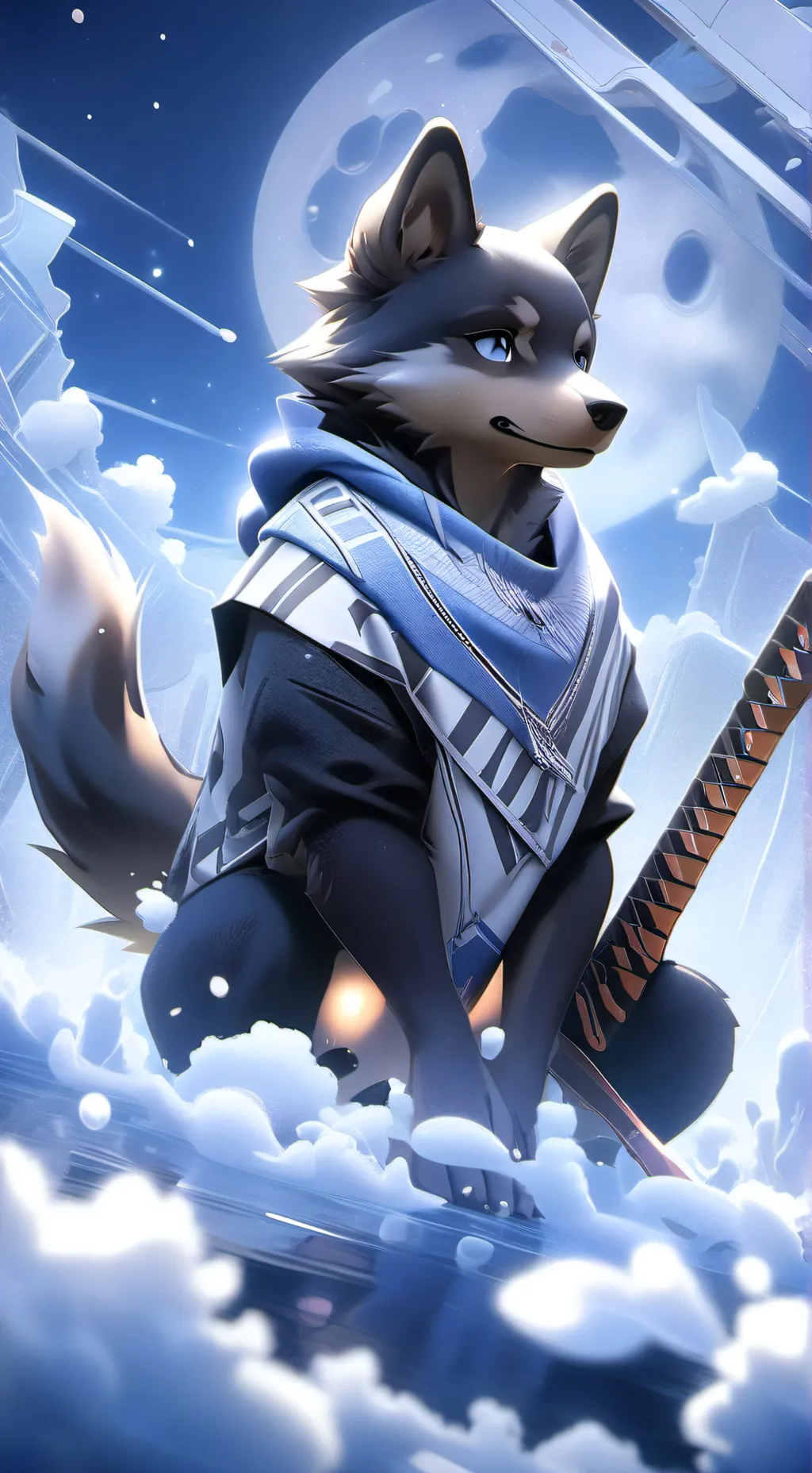 ai character: furry- background