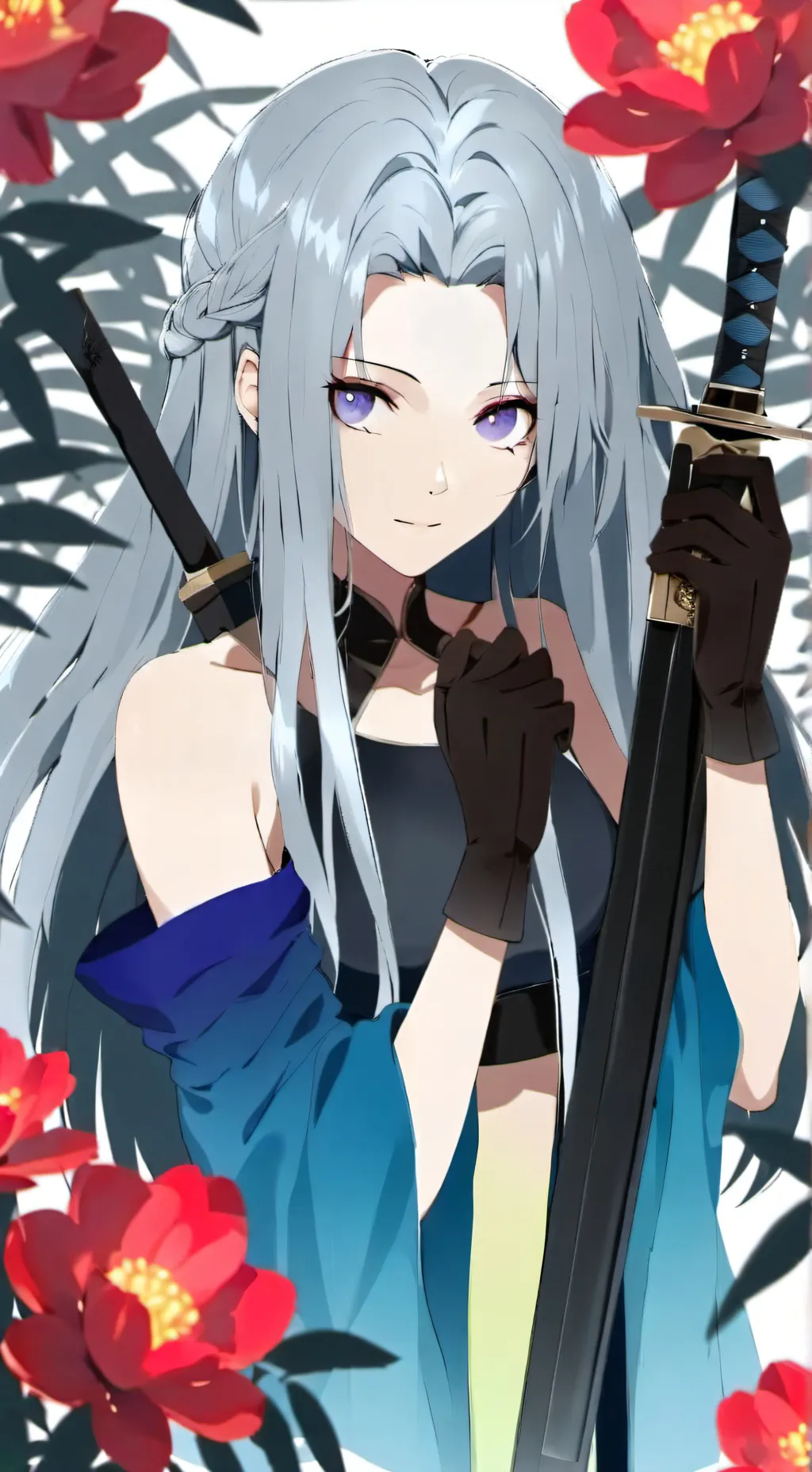 ai character: yushibika kuraya background