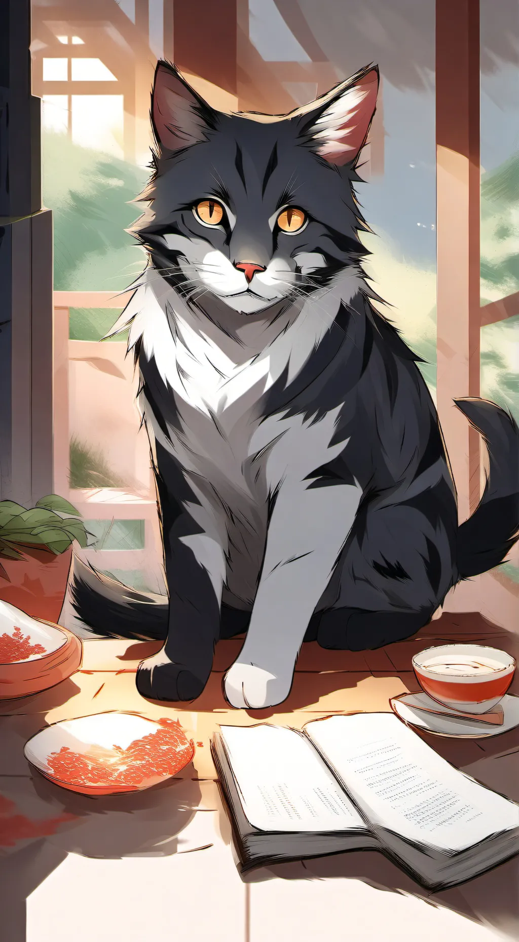 ai character: ЪЕЪ background