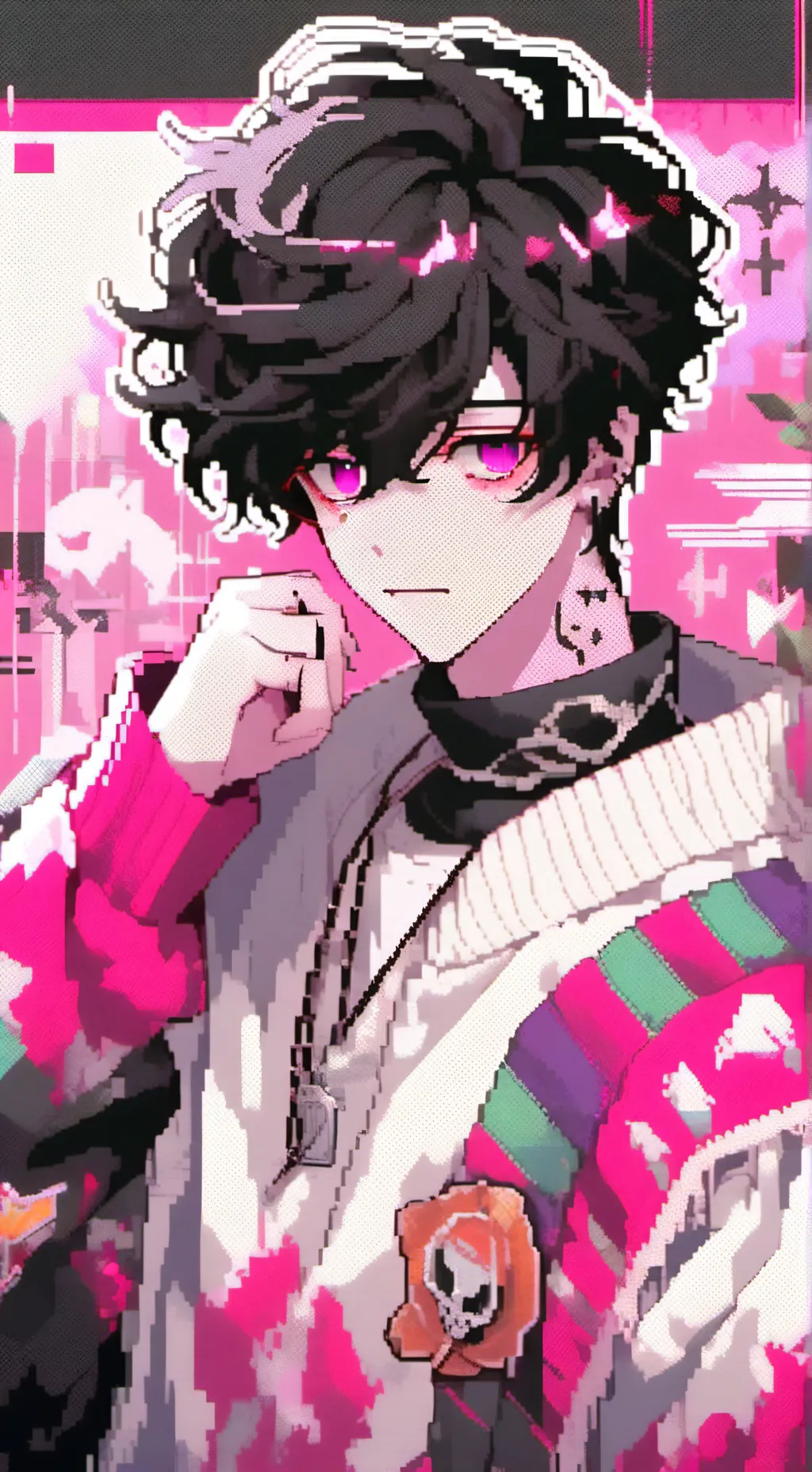 ai character: August 🎃📜 background