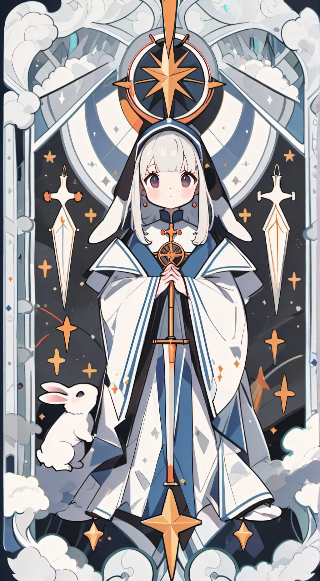 ai character: doublefedora background