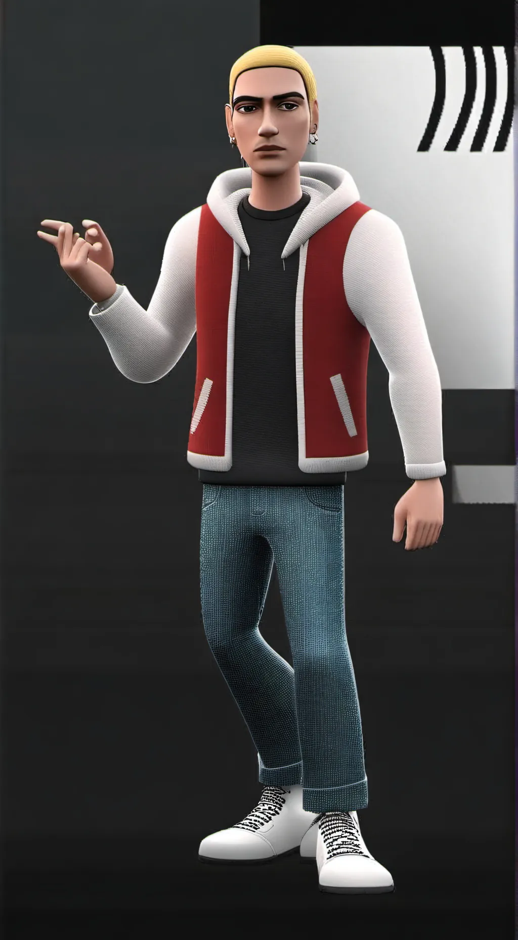 ai character: 8 mile background