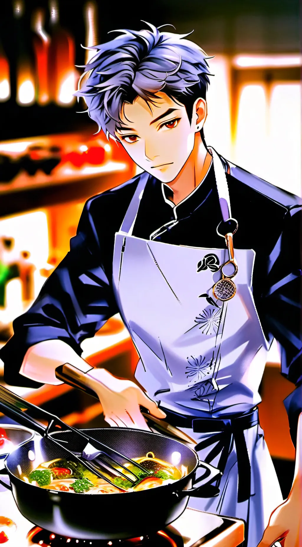 ai character: Brash Chef Rival background