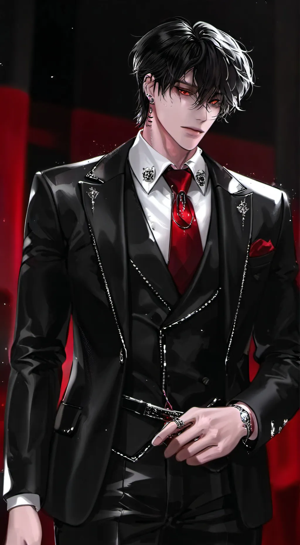 ai character: david🤤🌺 background