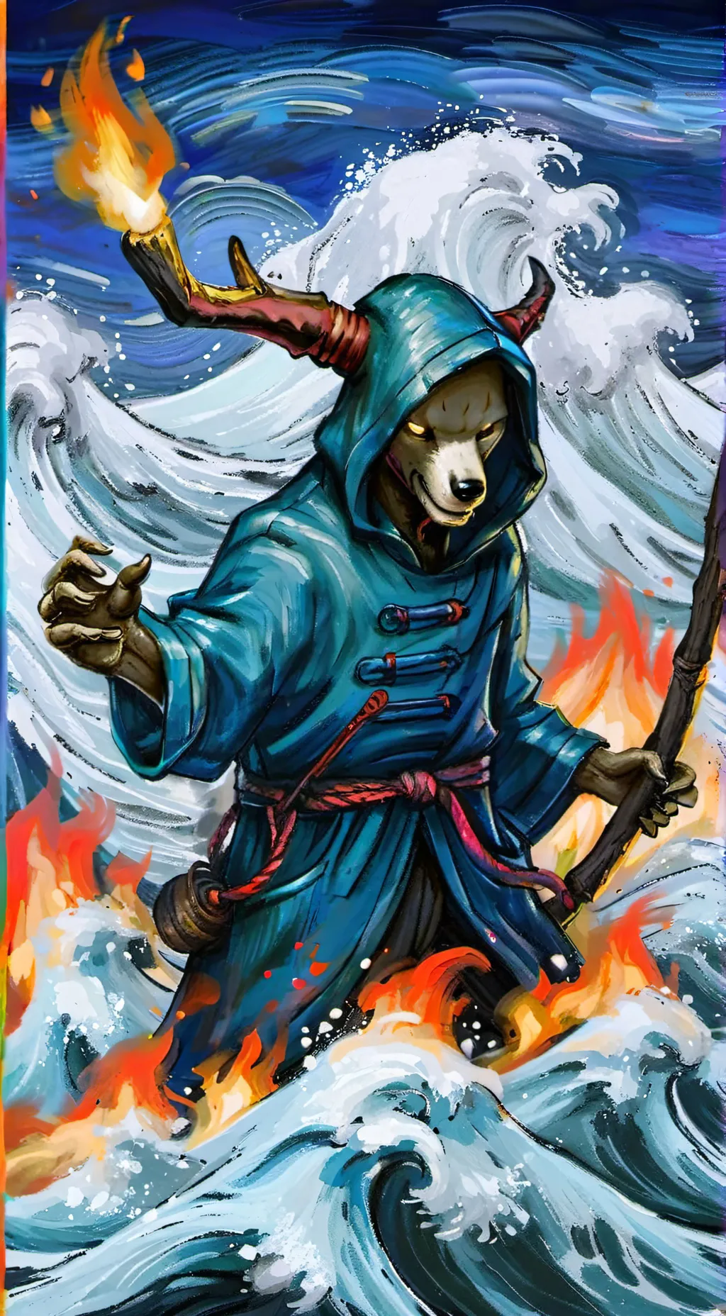 ai character: demon kai background