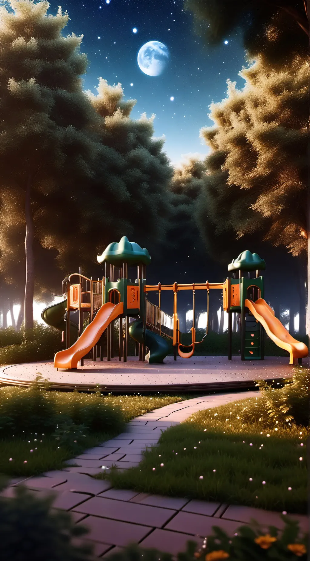 ai character: -The Playground - background