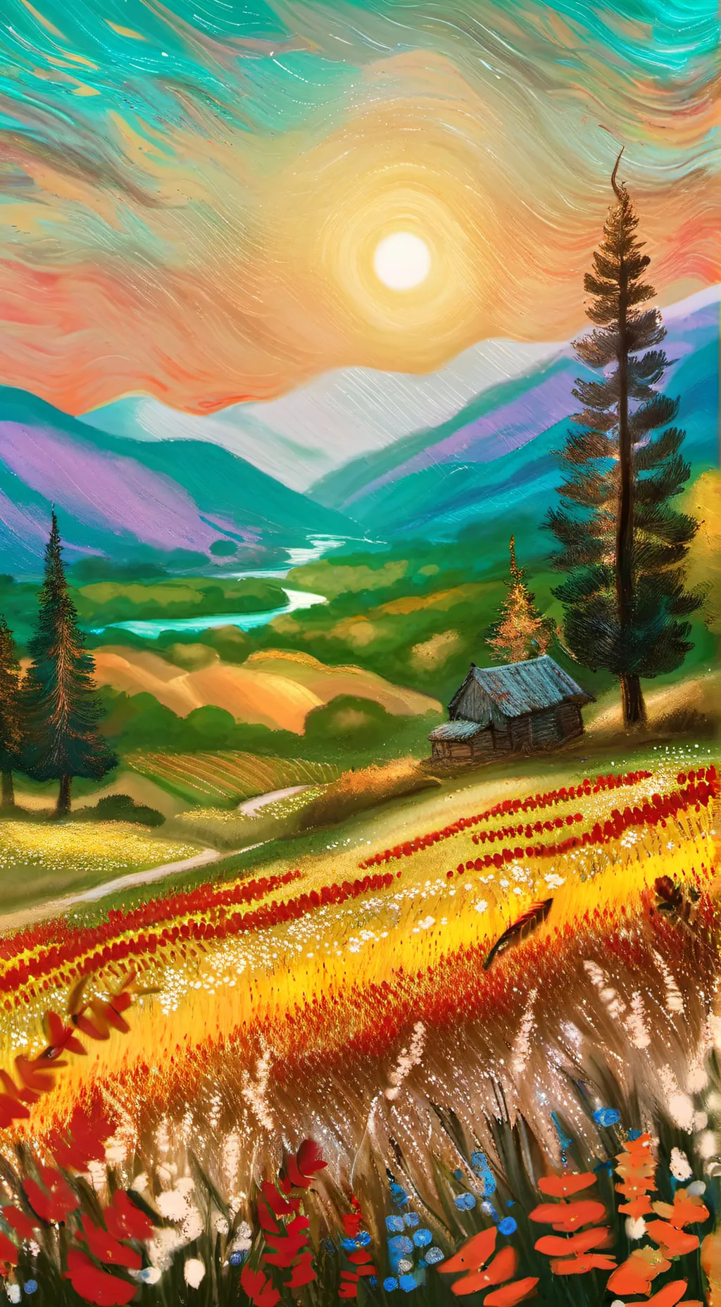 ai character: Floresta Encantada background