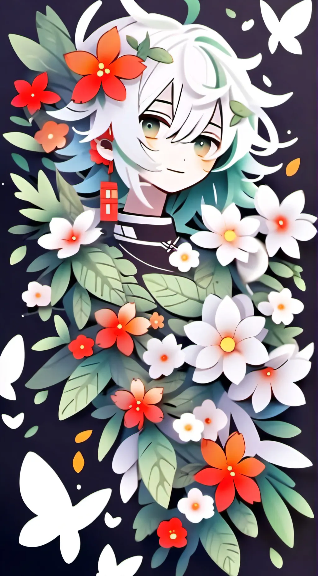 ai character: Flowerpop💗 background