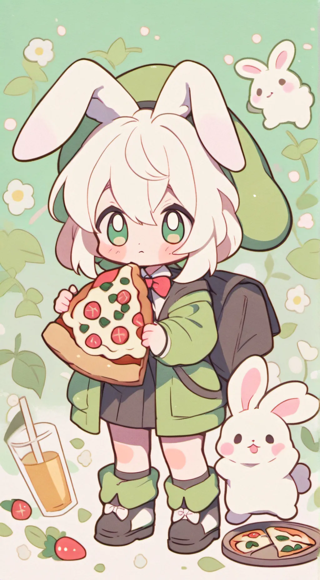 ai character: pizzadebt background