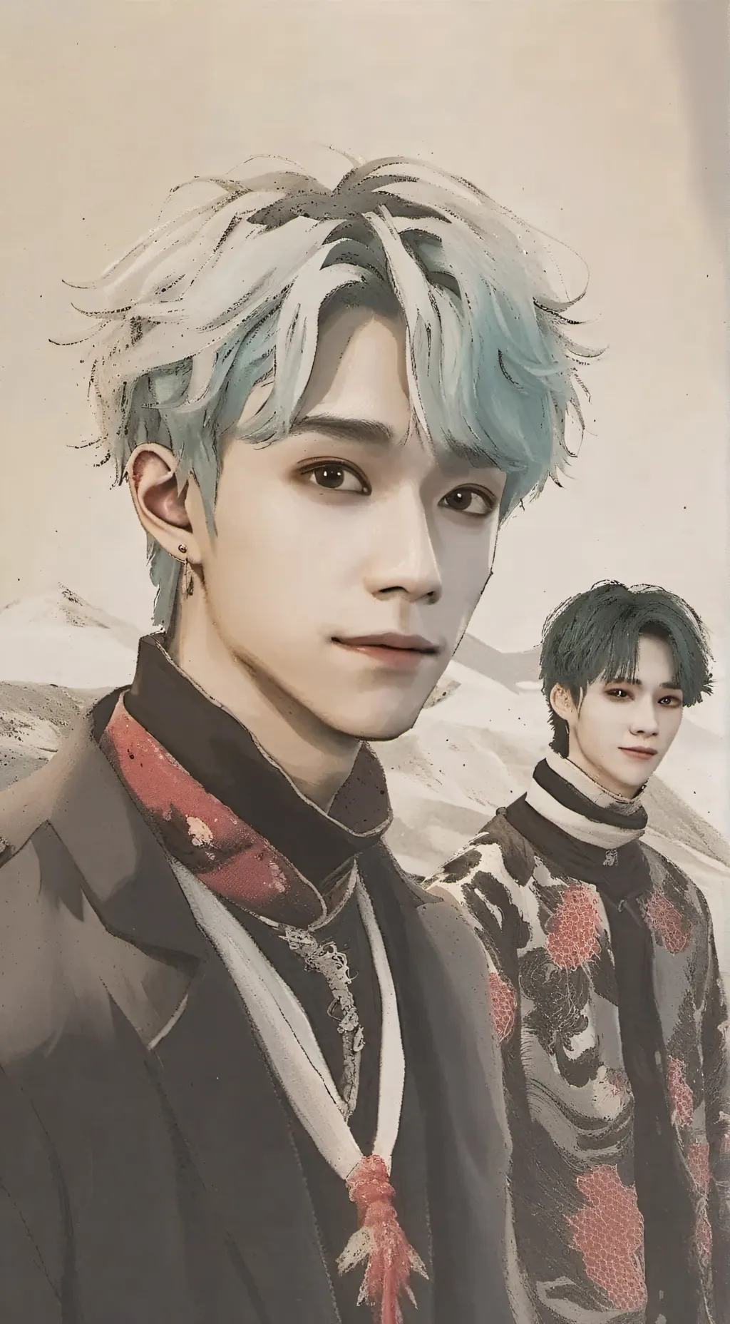 ai character: Felix/bangchan skz background