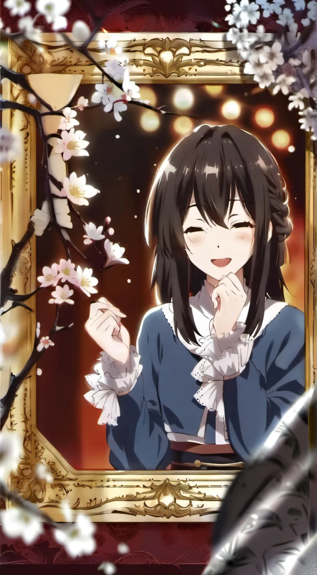 ai character: Ashley  background