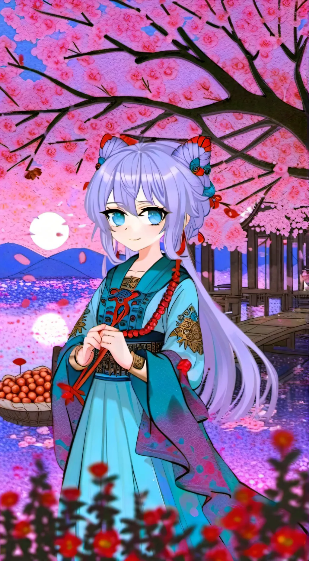 ai character: {~Fun fair~} background