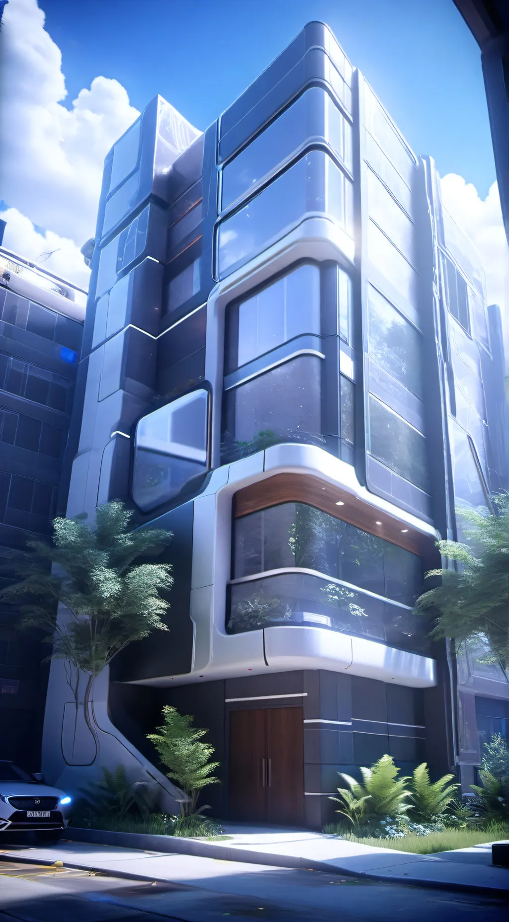 ai character: Lab background