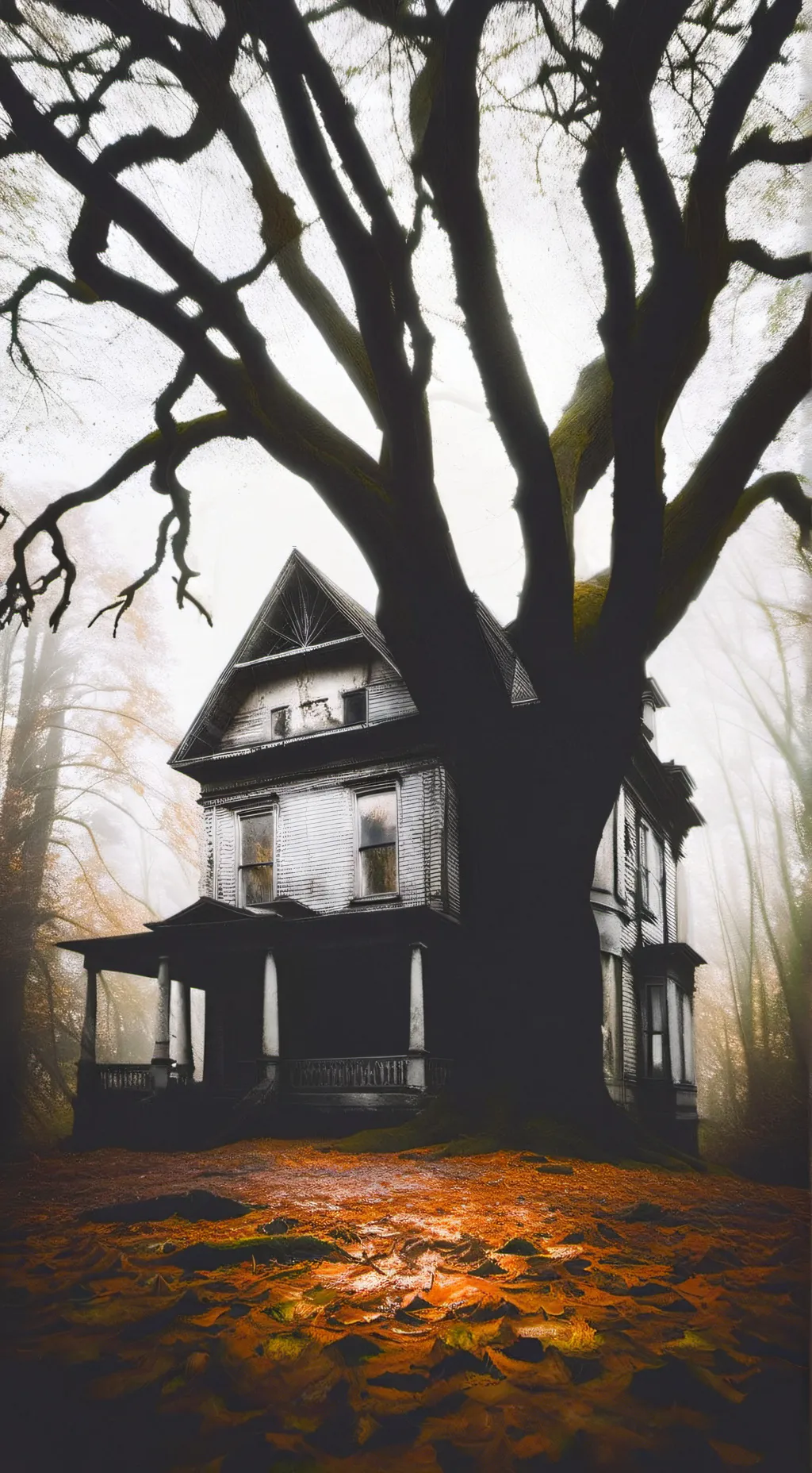 ai character: slender mansion background