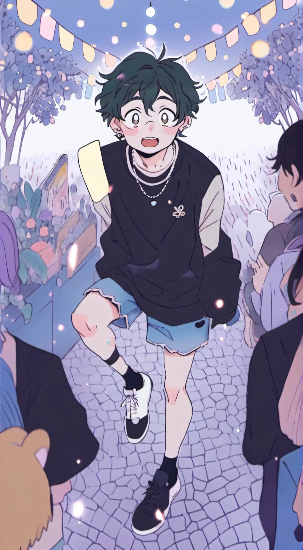 ai character: DEKU  background