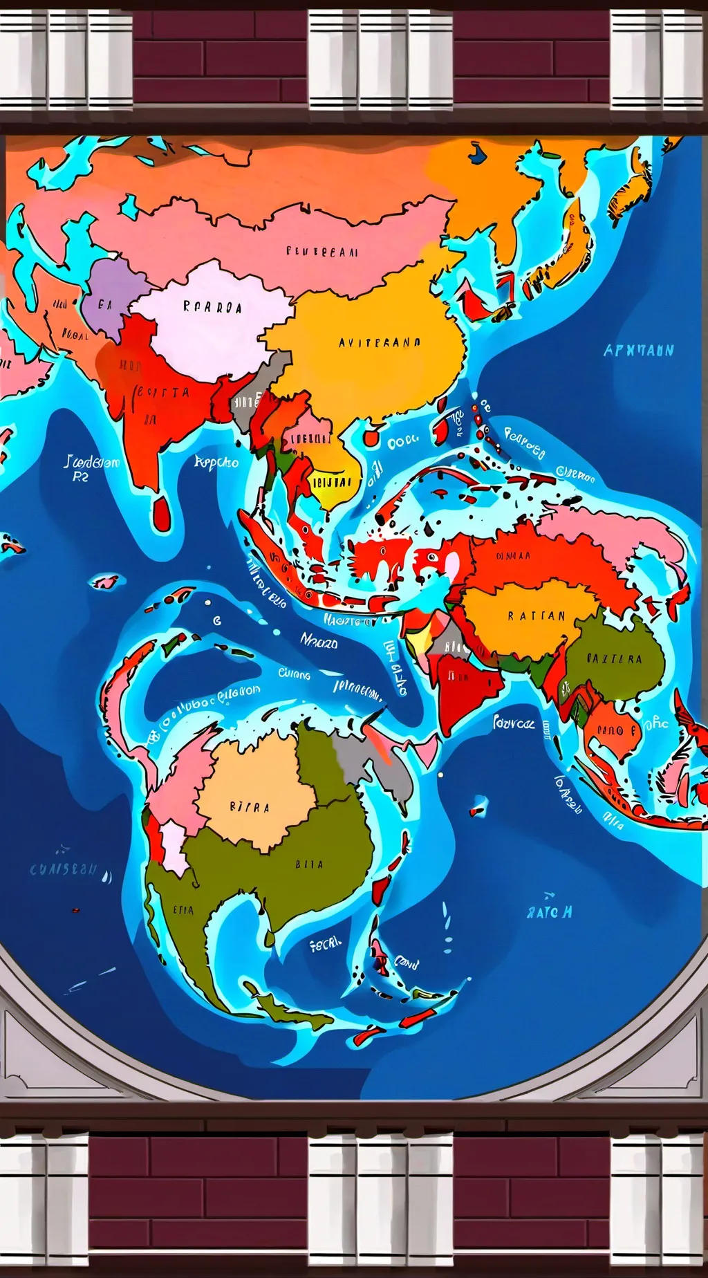 ai character: CH in Asia 🌏 background