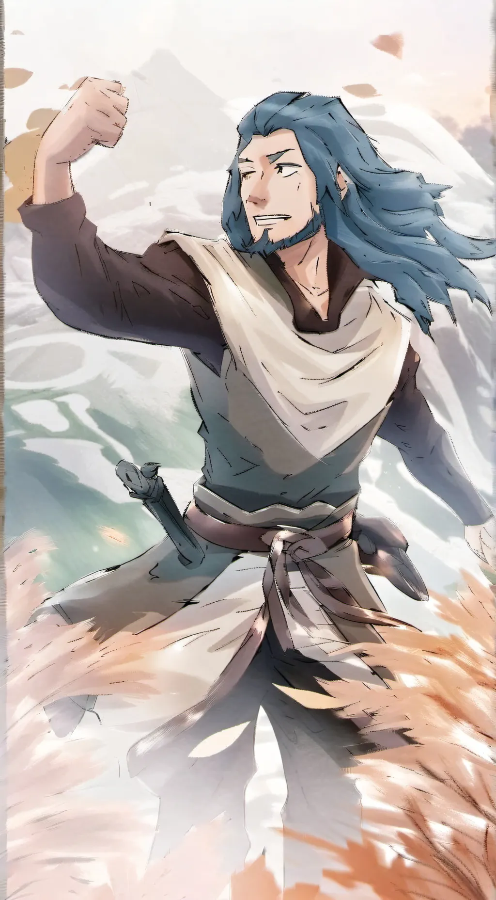 ai character: ~🌊Poseidon🌊~ background