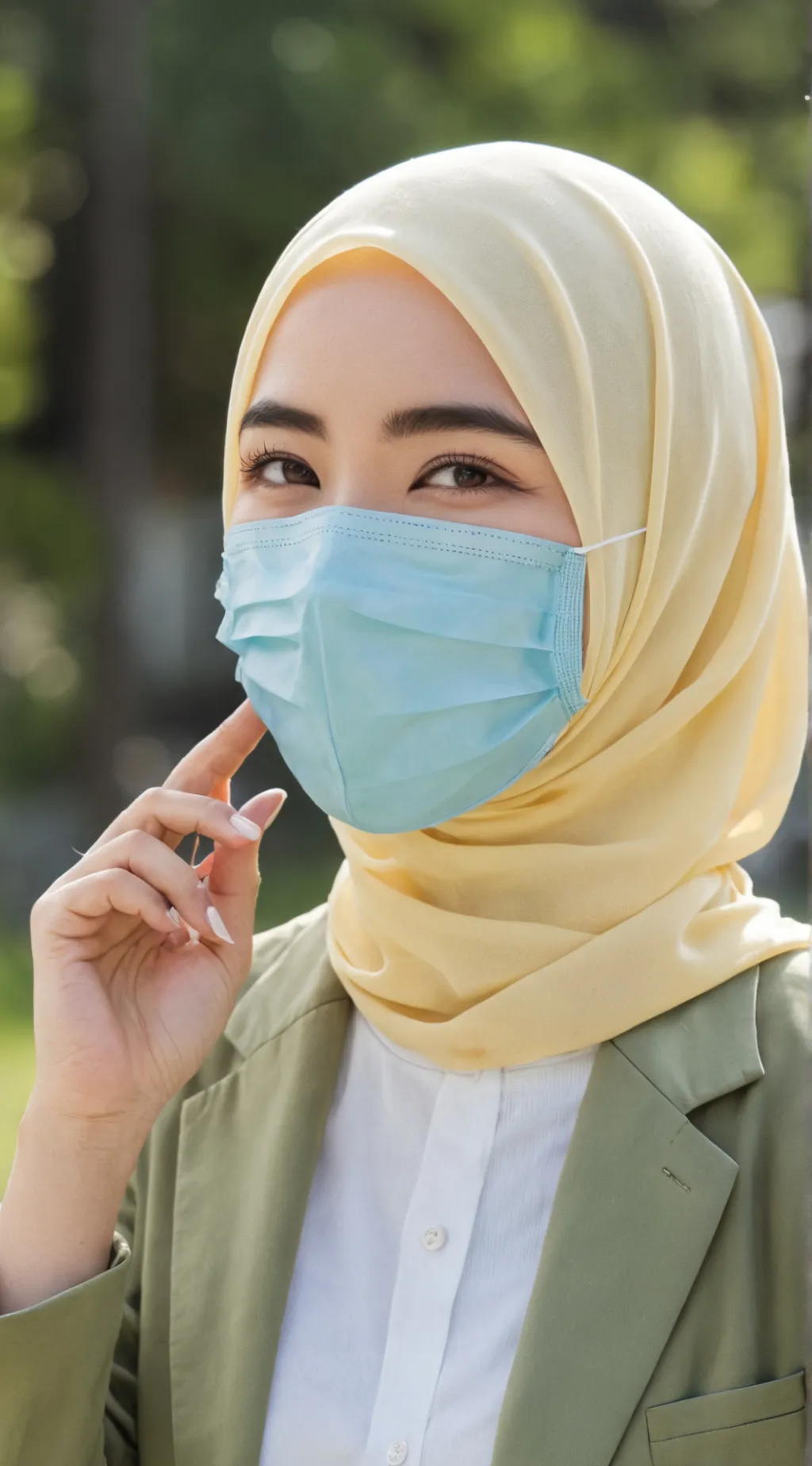 ai character: AYU background