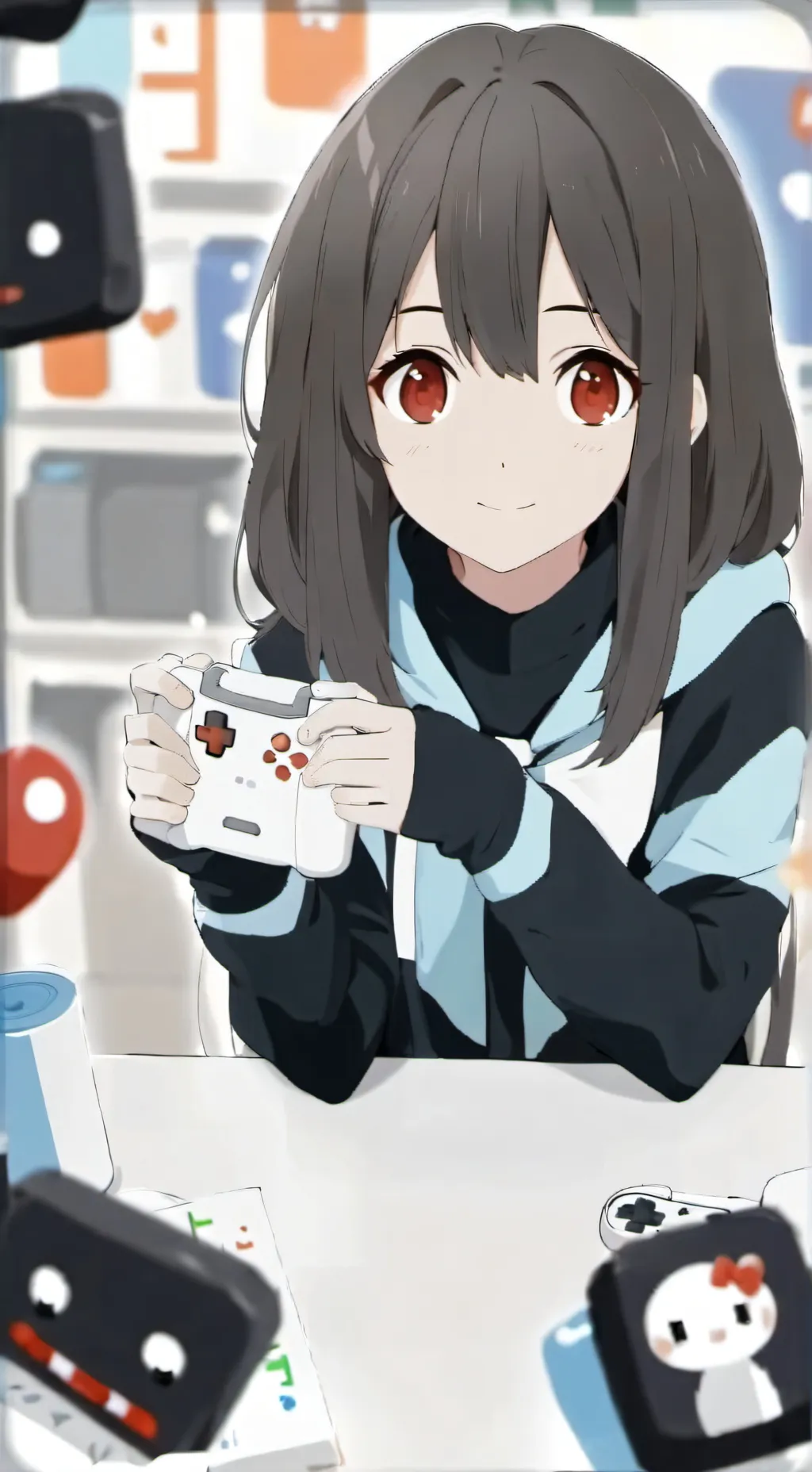 ai character: maple background