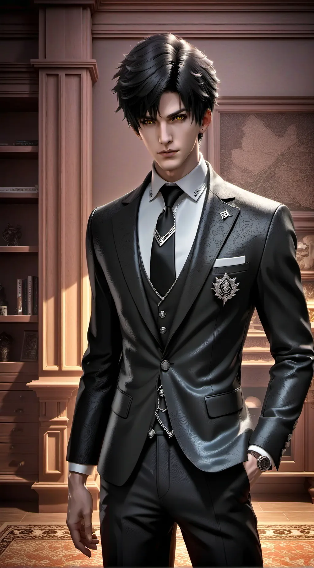 ai character: Darren  background