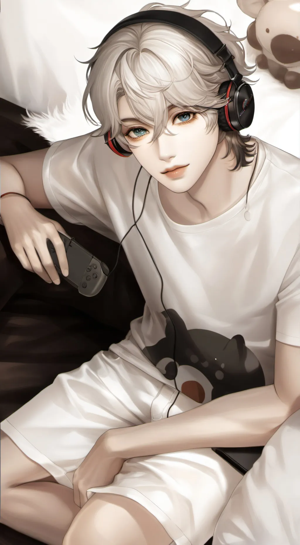 ai character: gaming with max background