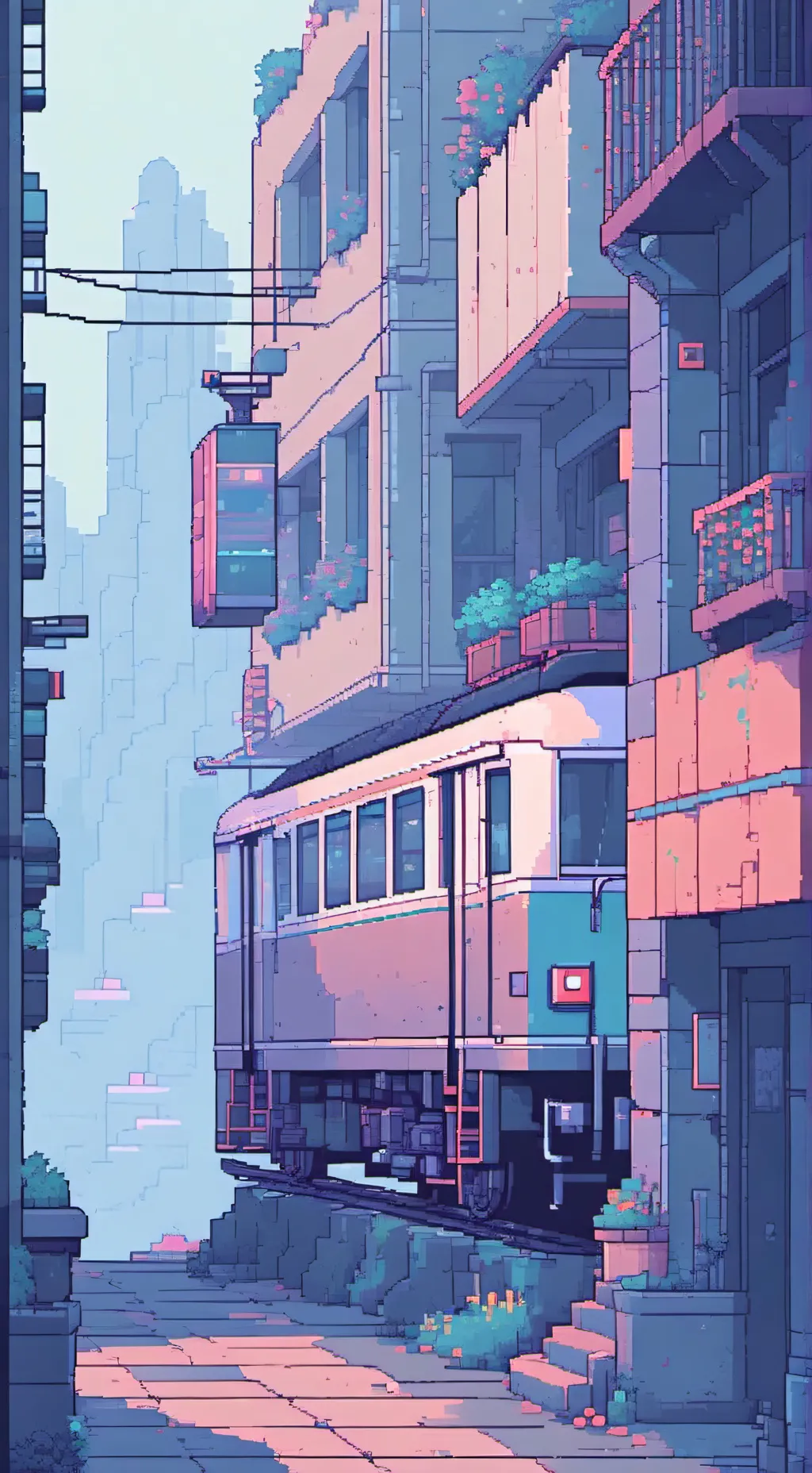 ai character: PizzaBurger background