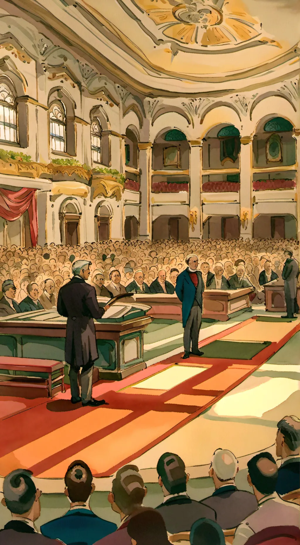 ai character: Quirk Auction  background