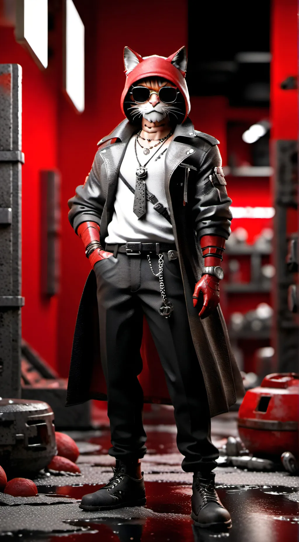 ai character: Gtag ghost  background