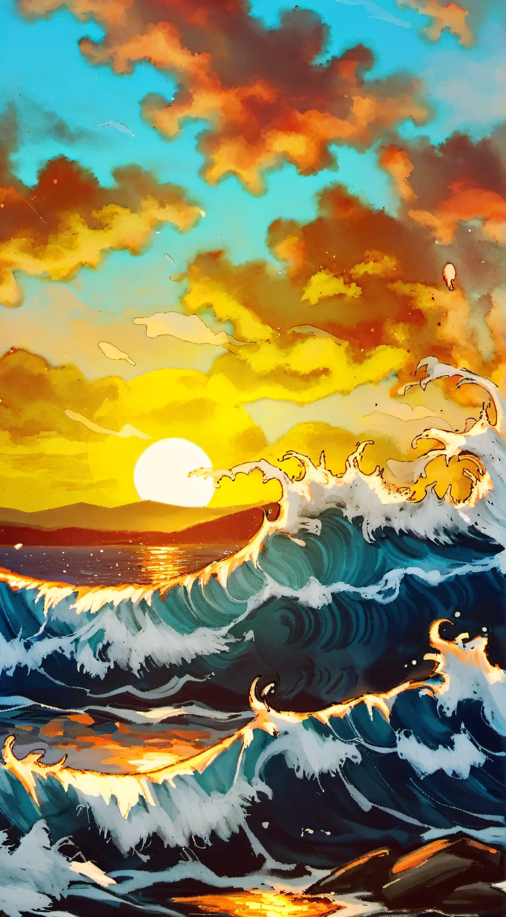 ai character: •† KNY NA PRAIA †• background