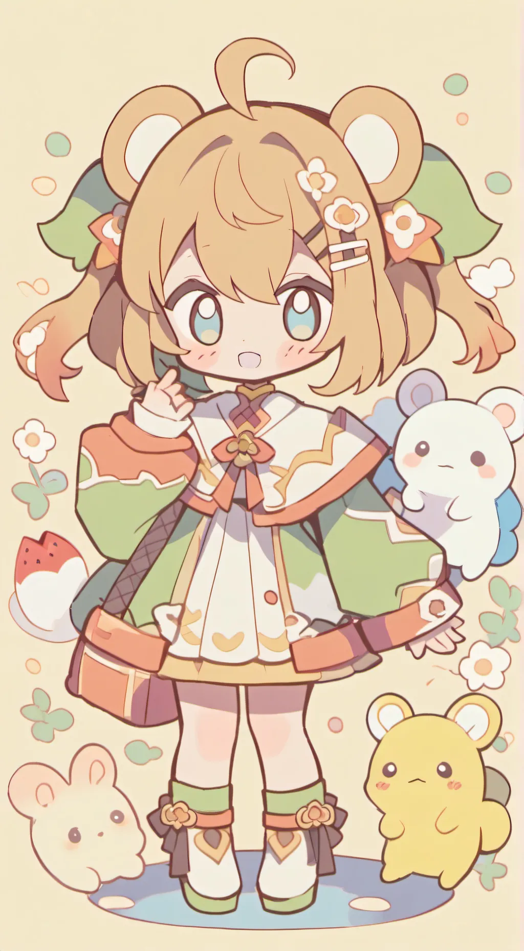 ai character: yanaki background