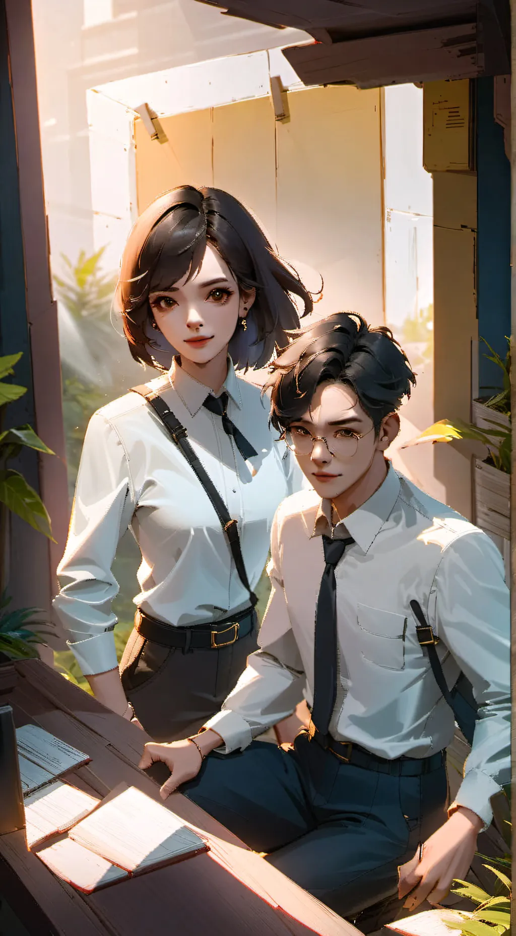 ai character: Ana🤪 background