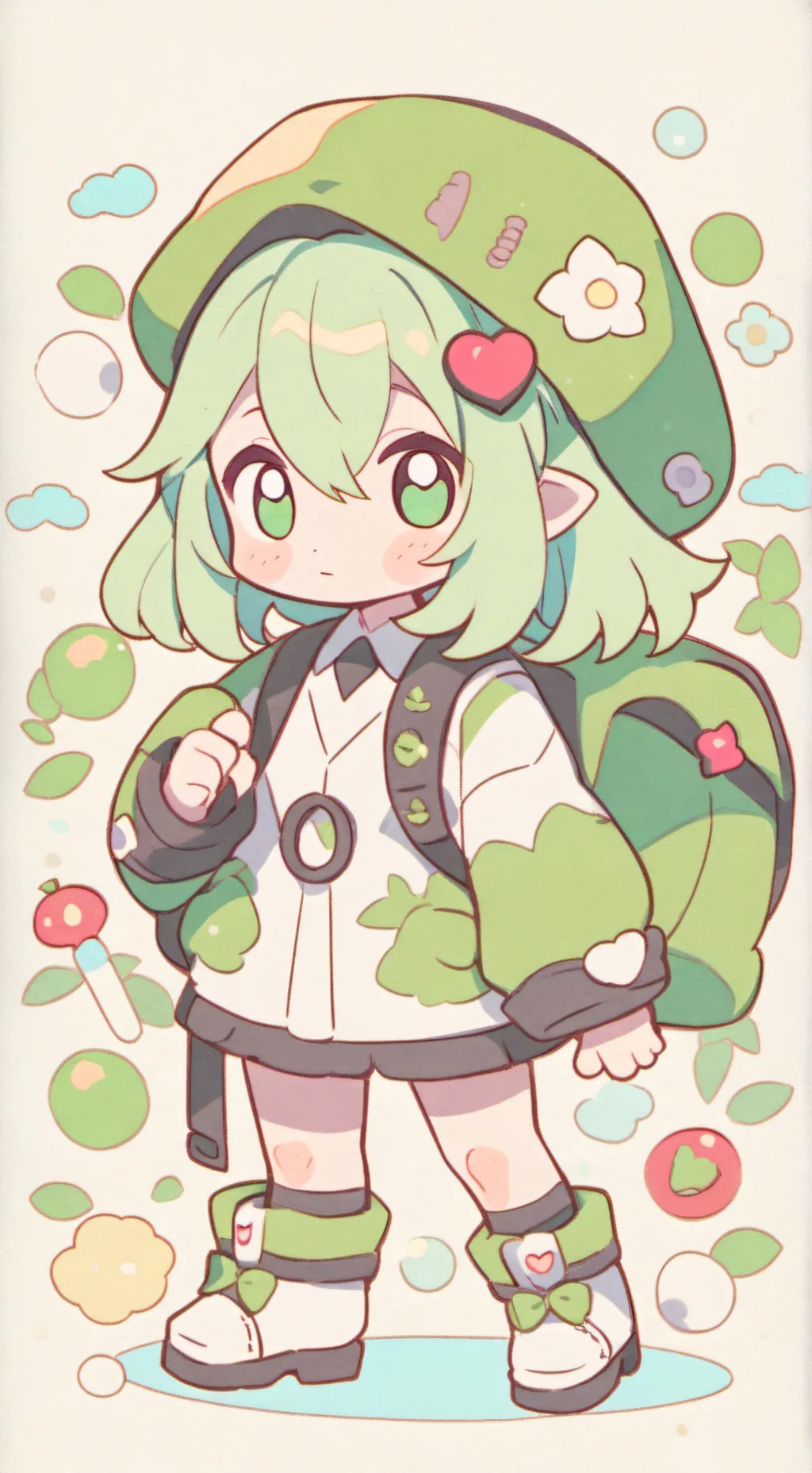 ai character: he background