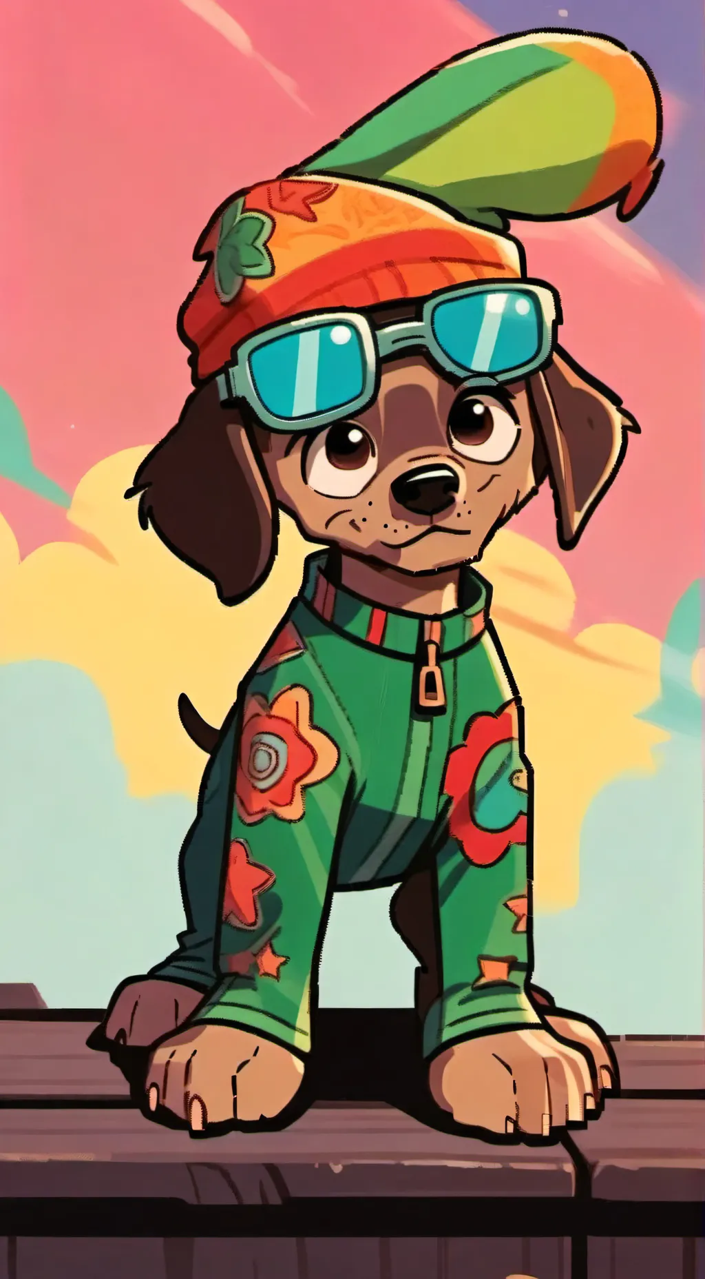 ai character: goob! background