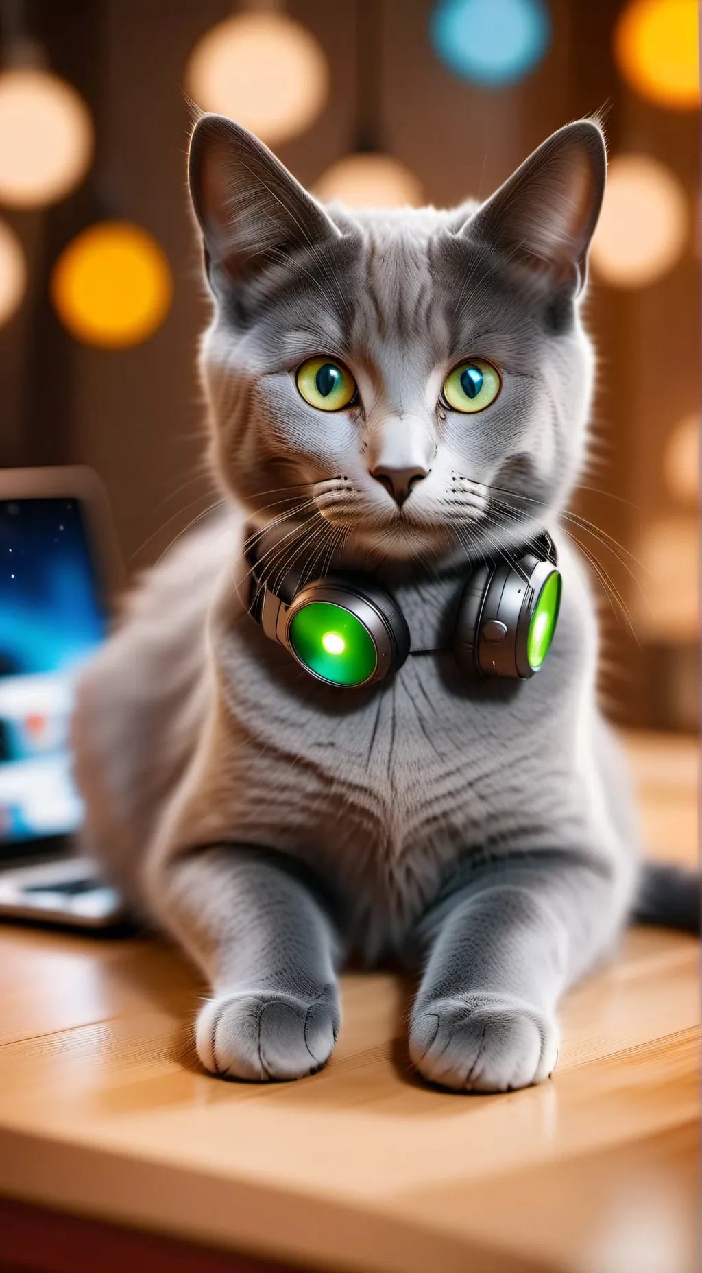 ai character: Cyber background