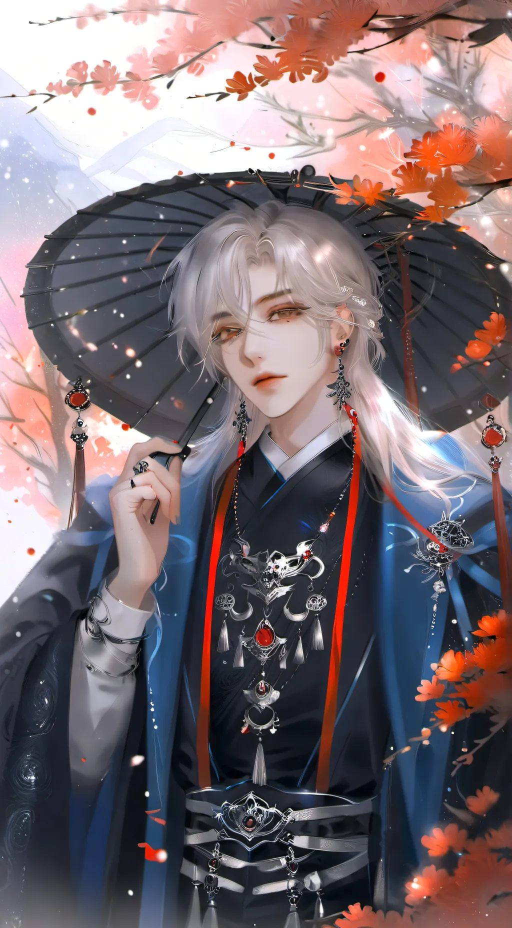 ai character: 无寒 background