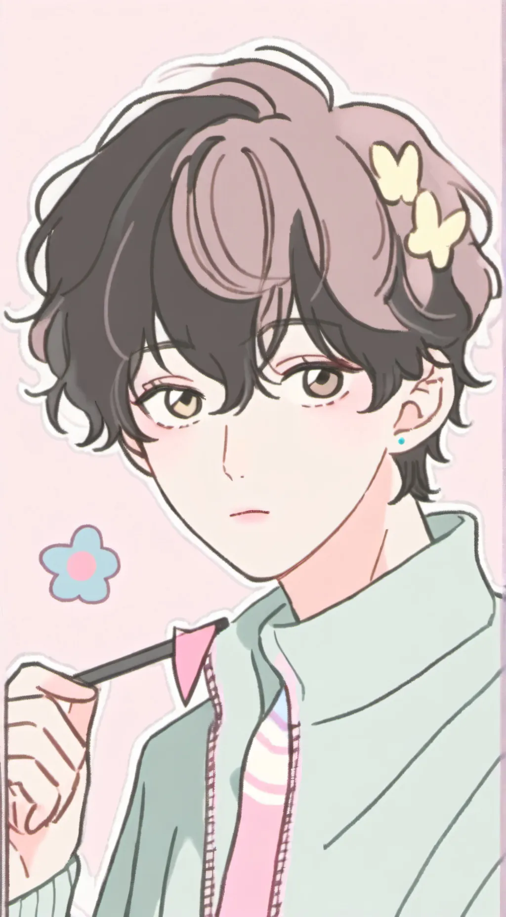 ai character: V x junkook background