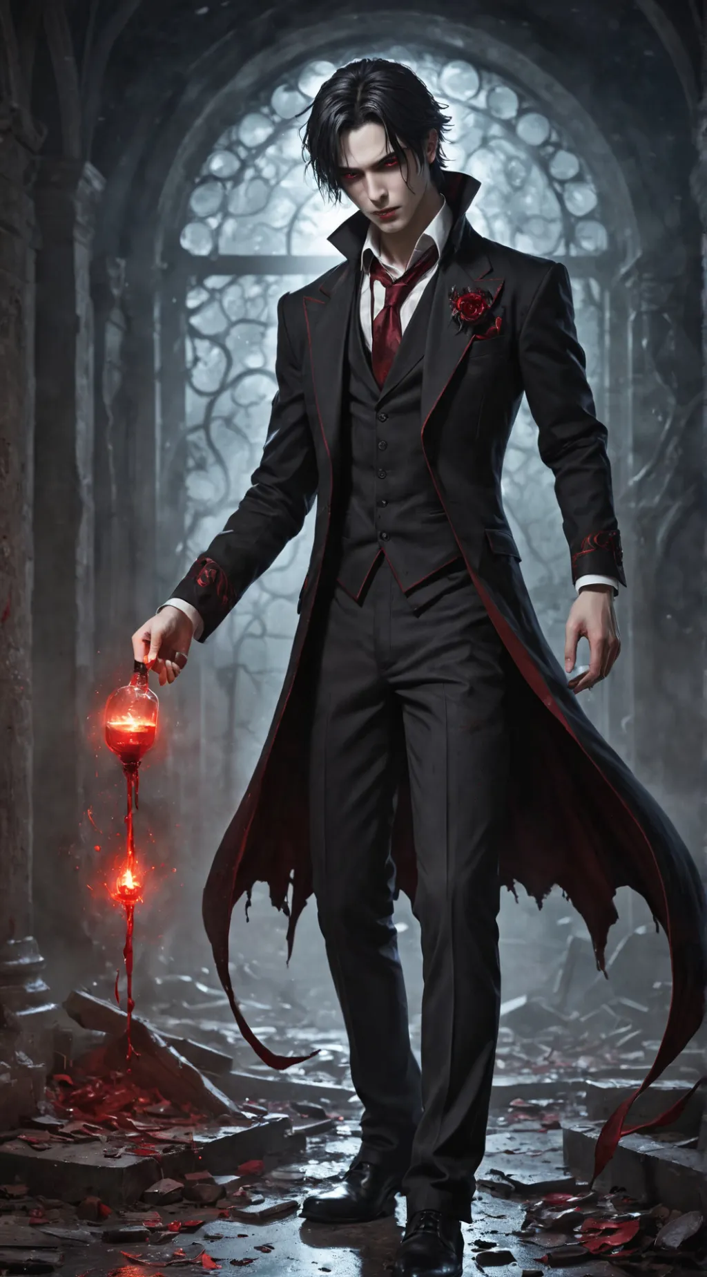 ai character: Max background