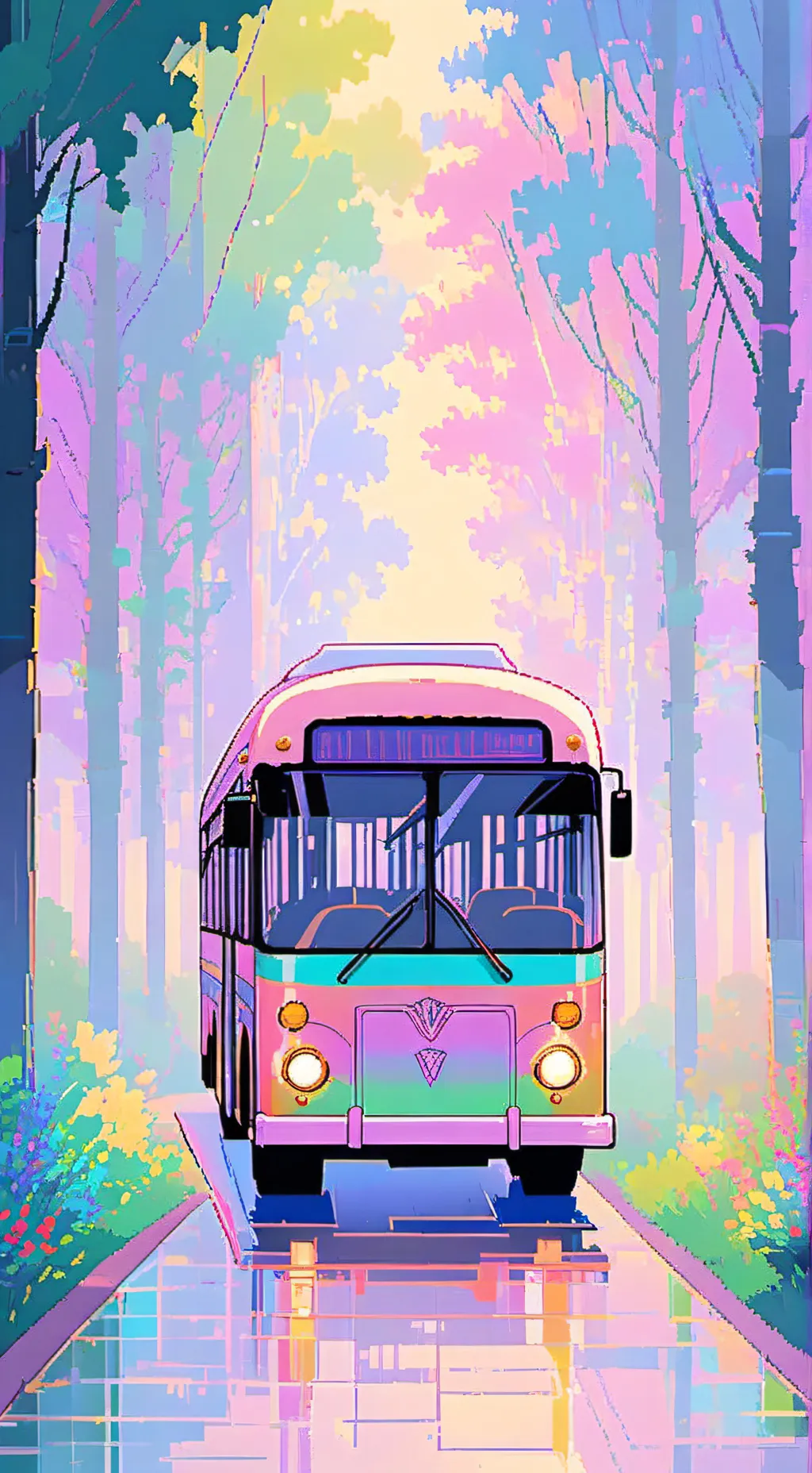 ai character: DandysWorld RdTrip background