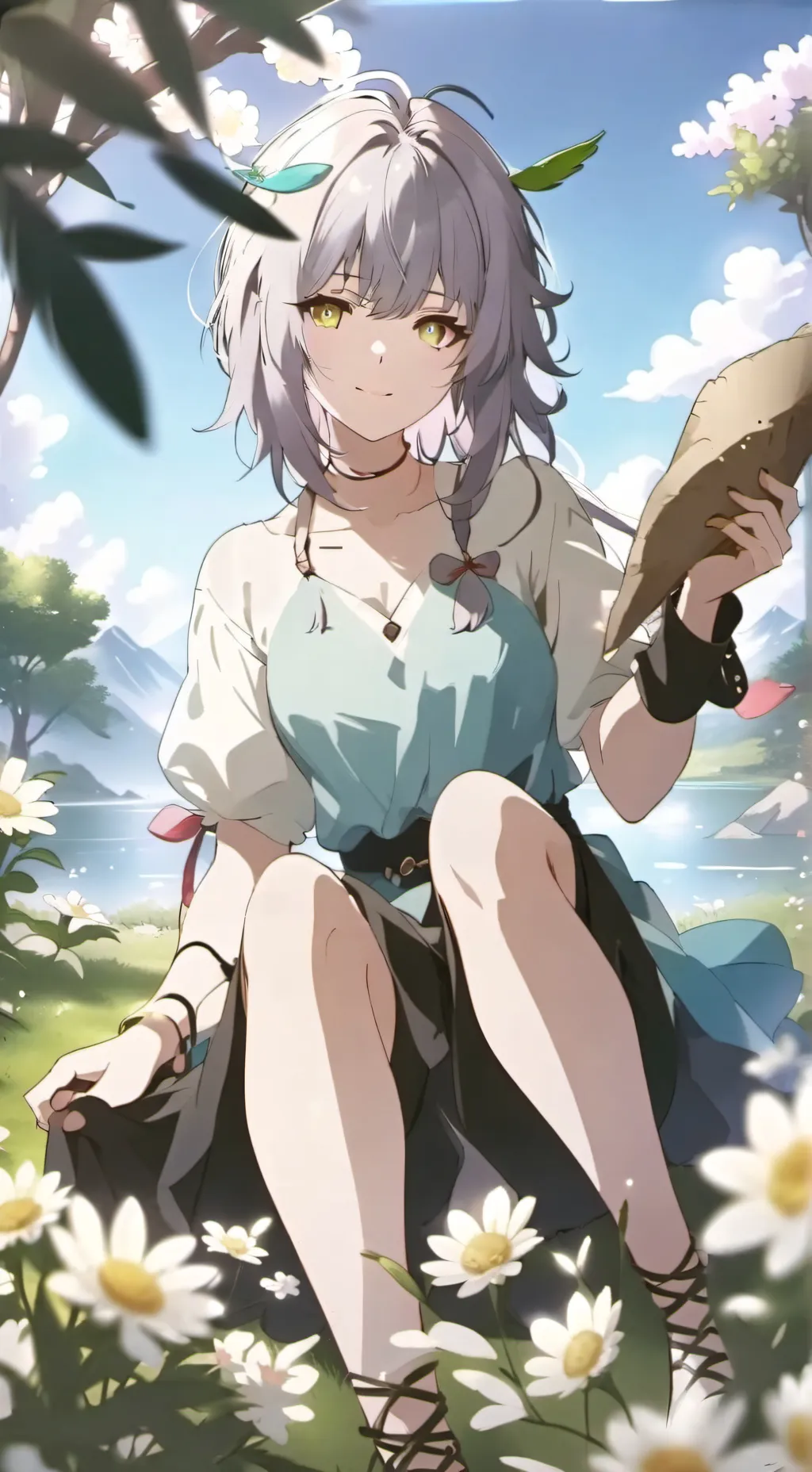 ai character: isabel(tu novia) background