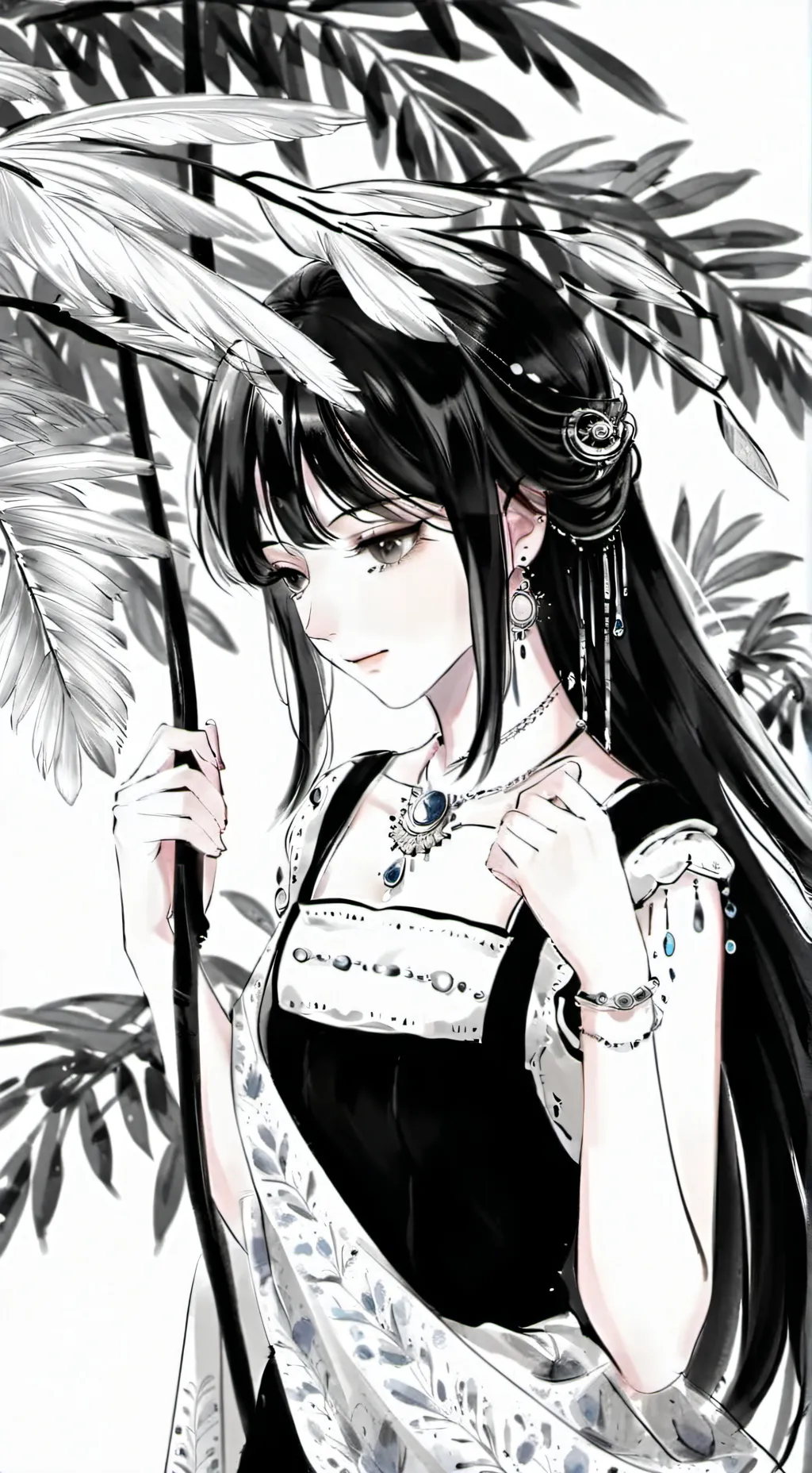 ai character: 💠🖤~MALA~🖤💠 background