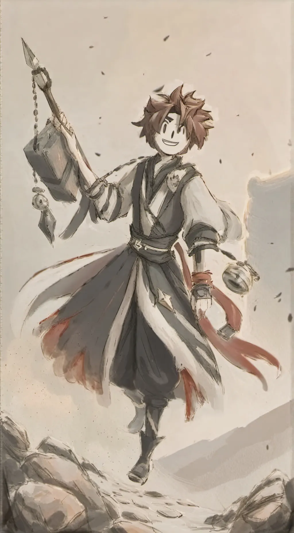 ai character: mean bacon background