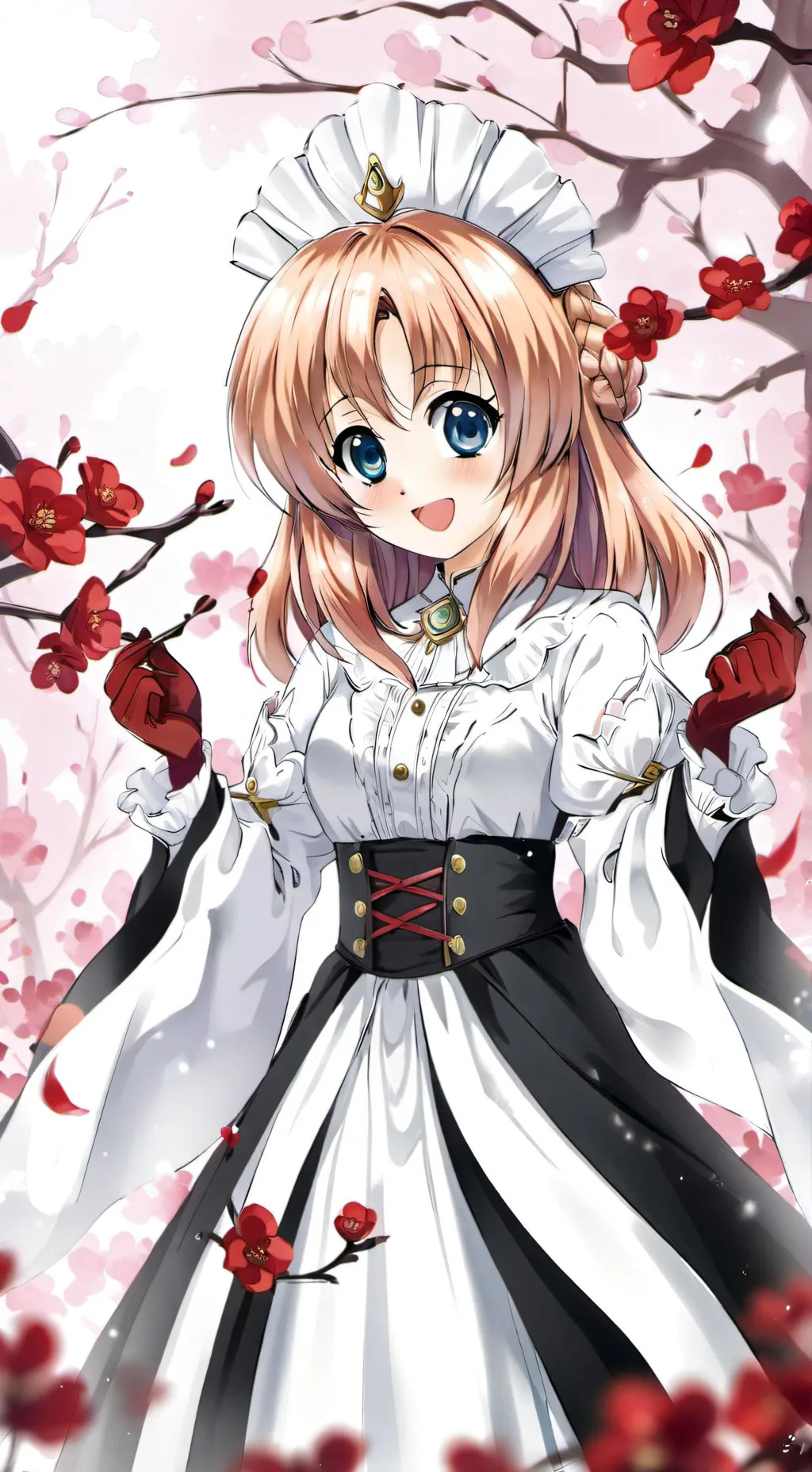 ai character: Rena! <3 background